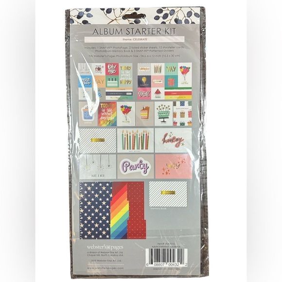 Webster’s Pages Sticker & Journaling Kit‎ - Celebrate - NIP - Picture 2 of 2